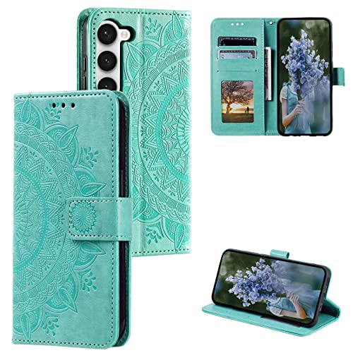 HTDELEC Handyhülle für Samsung Galaxy S23 5G Hülle,Premium PU Lederhülle mit Kartensteckplatz und Magnetverschluss Klapphülle Book Case Schutzhülle - Grün HTDELEC Handyhülle für Samsung Galaxy S23 5G Hülle,Premium PU Lederhülle mit Kartensteckplatz und Magnetverschluss Klapphülle Book Case Schutzhülle - Grün von HTDELEC