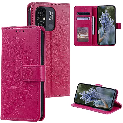HTDELEC Handyhülle für Xiaomi Redmi 12C / Redmi 11A 4G Hülle,Premium PU Lederhülle mit Kartensteckplatz und Magnetverschluss Klapphülle Book Case Schutzhülle - Rot HTDELEC Handyhülle für Xiaomi Redmi 12C / Redmi 11A 4G Hülle,Premium PU Lederhülle mit Kartensteckplatz und Magnetverschluss Klapphülle Book Case Schutzhülle - Rot von HTDELEC