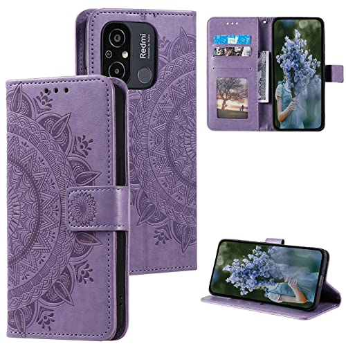 HTDELEC Handyhülle für Xiaomi Redmi 12C / Redmi 11A 4G Hülle,Premium PU Lederhülle mit Kartensteckplatz und Magnetverschluss Klapphülle Book Case Schutzhülle - Violett HTDELEC Handyhülle für Xiaomi Redmi 12C / Redmi 11A 4G Hülle,Premium PU Lederhülle mit Kartensteckplatz und Magnetverschluss Klapphülle Book Case Schutzhülle - Violett von HTDELEC