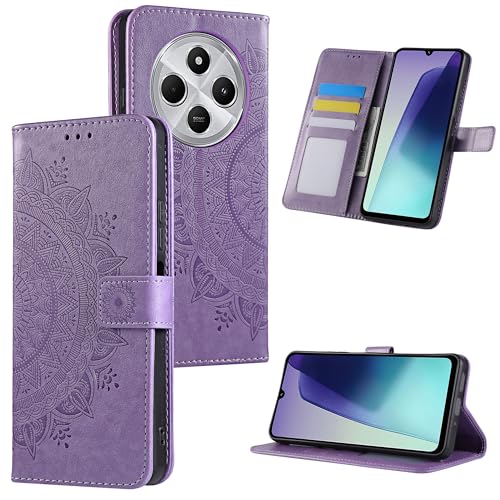 HTDELEC Handyhülle für Xiaomi Redmi 14C 4G / Redmi A4 5G Hülle,Premium PU Lederhülle mit Kartensteckplatz und Magnetverschluss Klapphülle Book Case Schutzhülle - Violett HTDELEC Handyhülle für Xiaomi Redmi 14C 4G / Redmi A4 5G Hülle,Premium PU Lederhülle mit Kartensteckplatz und Magnetverschluss Klapphülle Book Case Schutzhülle - Violett von HTDELEC
