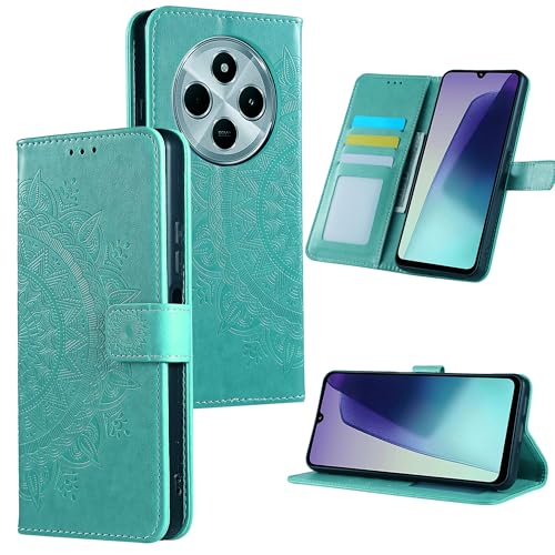 HTDELEC Handyhülle für Xiaomi Redmi 14C 4G / Redmi A4 5G Hülle,Premium PU Lederhülle mit Kartensteckplatz und Magnetverschluss Klapphülle Book Case Schutzhülle - Grün HTDELEC Handyhülle für Xiaomi Redmi 14C 4G / Redmi A4 5G Hülle,Premium PU Lederhülle mit Kartensteckplatz und Magnetverschluss Klapphülle Book Case Schutzhülle - Grün von HTDELEC