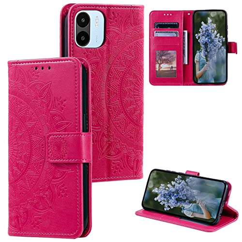HTDELEC Handyhülle für Xiaomi Redmi A1 / Redmi A2 4G Hülle,Premium PU Lederhülle mit Kartensteckplatz und Magnetverschluss Klapphülle Book Case Schutzhülle - Rot HTDELEC Handyhülle für Xiaomi Redmi A1 / Redmi A2 4G Hülle,Premium PU Lederhülle mit Kartensteckplatz und Magnetverschluss Klapphülle Book Case Schutzhülle - Rot von HTDELEC