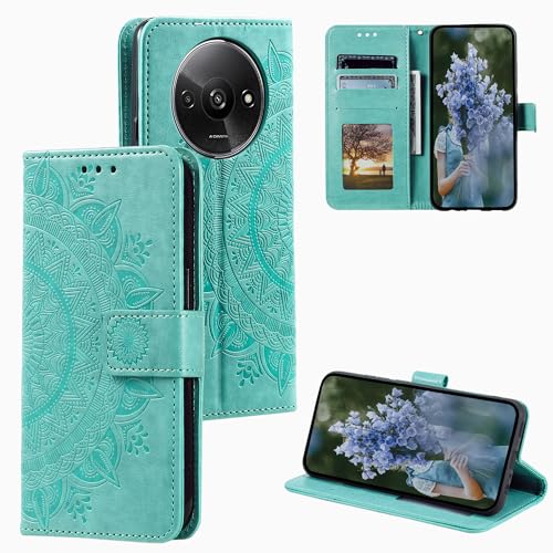 HTDELEC Handyhülle für Xiaomi Redmi A3 4G Hülle,Premium PU Lederhülle mit Kartensteckplatz und Magnetverschluss Klapphülle Book Case Schutzhülle - Grün HTDELEC Handyhülle für Xiaomi Redmi A3 4G Hülle,Premium PU Lederhülle mit Kartensteckplatz und Magnetverschluss Klapphülle Book Case Schutzhülle - Grün von HTDELEC