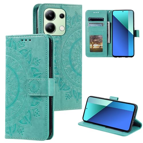 HTDELEC Handyhülle für Xiaomi Redmi Note 13 4G Hülle,Premium PU Lederhülle mit Kartensteckplatz und Magnetverschluss Klapphülle Book Case Schutzhülle - Grün HTDELEC Handyhülle für Xiaomi Redmi Note 13 4G Hülle,Premium PU Lederhülle mit Kartensteckplatz und Magnetverschluss Klapphülle Book Case Schutzhülle - Grün von HTDELEC
