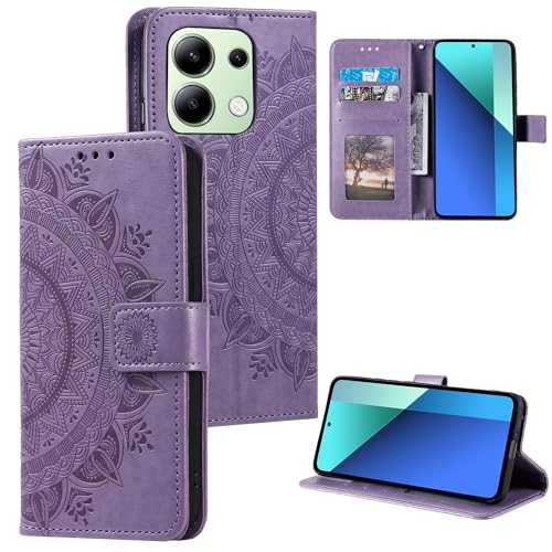 HTDELEC Handyhülle für Xiaomi Redmi Note 13 4G Hülle,Premium PU Lederhülle mit Kartensteckplatz und Magnetverschluss Klapphülle Book Case Schutzhülle - Violett HTDELEC Handyhülle für Xiaomi Redmi Note 13 4G Hülle,Premium PU Lederhülle mit Kartensteckplatz und Magnetverschluss Klapphülle Book Case Schutzhülle - Violett von HTDELEC
