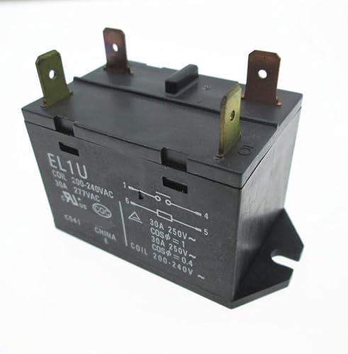 Air conditioning compressor contactor 200V 240V relay EL1U 30A 250VAC 277VAC 200VAC-240VAC HTEJFUXQE Air conditioning compressor contactor 200V 240V relay EL1U 30A 250VAC 277VAC 200VAC-240VAC HTEJFUXQE von HTEJFUXQE