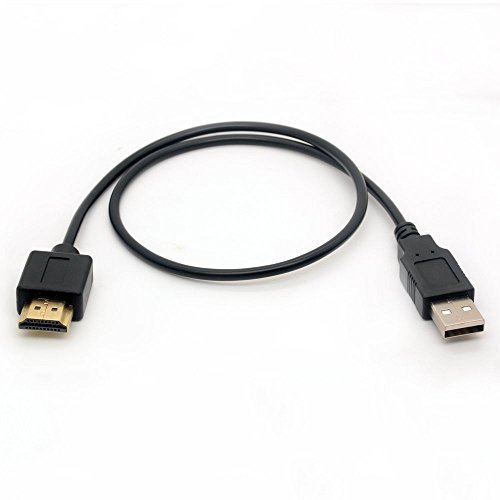 HTGuoji USB auf HDMI Adapter-Kabel. USB 2.0 auf HDMI, 50 cm von HTGuoji