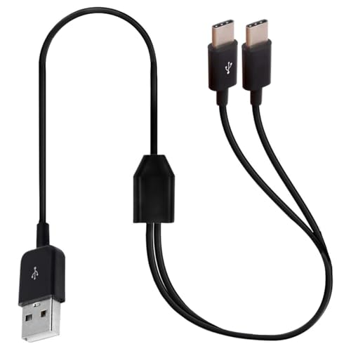 Multi USB C Splitter Y Kabel, 3 in 1 USB 2.0 Typ A Stecker zu 3 Typ C Stecker Kabel Unterstützt Aufladung und Datenübertragung für i/Phone 15 Plus Pro Max, Galaxy S24/S23/S22, Huawei P40/P30 (2 USB C) Multi USB C Splitter Y Kabel, 3 in 1 USB 2.0 Typ A Stecker zu 3 Typ C Stecker Kabel Unterstützt Aufladung und Datenübertragung für i/Phone 15 Plus Pro Max, Galaxy S24/S23/S22, Huawei P40/P30 (2 USB C) von HTGuoji