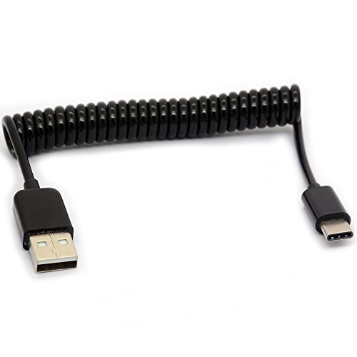 USB Typ C Kabel Spiralfeder Typ-C Stecker auf USB 2.0 A Stecker Verlängerungskabel Daten Sync Ladegerät Blei (1 Meter) USB Typ C Kabel Spiralfeder Typ-C Stecker auf USB 2.0 A Stecker Verlängerungskabel Daten Sync Ladegerät Blei (1 Meter) von HTGuoji