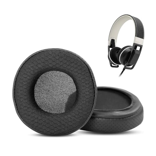 HTINDUSTRY Ersatz Ohrpolster Polster kompatibel mit Sennheiser Urbanite On-Ear Kopfhörern Ohrpolster mit atmungsaktivem Leder/strapazierfähigem Stoff und Memory Foam HTINDUSTRY Ersatz Ohrpolster Polster kompatibel mit Sennheiser Urbanite On-Ear Kopfhörern Ohrpolster mit atmungsaktivem Leder/strapazierfähigem Stoff und Memory Foam von HTINDUSTRY