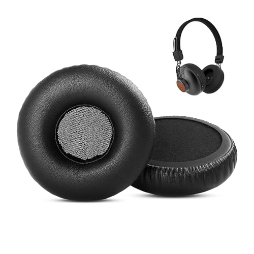 HTINDUSTRY Ohrpolster Ersatzkissen Kompatibel mit House of Marley Positive Vibration 2 Wireless On-Ear Kopfhörer Ohrpolster mit weicherem Proteinleder/Memory-Schaum HTINDUSTRY Ohrpolster Ersatzkissen Kompatibel mit House of Marley Positive Vibration 2 Wireless On-Ear Kopfhörer Ohrpolster mit weicherem Proteinleder/Memory-Schaum von HTINDUSTRY