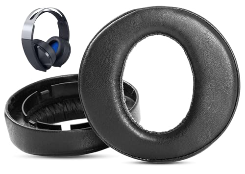HTINDUSTRY Premium Ohrpolster Kissen Ersatz Kompatibel mit Sony PS4 Playstation Platinum Wireless Playstation 4 CECHYA-0090 Headset Ohrpolster mit weicherem Protein Leder/Memory Schaum HTINDUSTRY Premium Ohrpolster Kissen Ersatz Kompatibel mit Sony PS4 Playstation Platinum Wireless Playstation 4 CECHYA-0090 Headset Ohrpolster mit weicherem Protein Leder/Memory Schaum von HTINDUSTRY