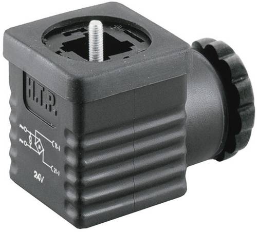 HTP Ventilstecker mit Brückengleichrichter Schwarz Pole:2 + PE G1NU2RV1 Inhalt: 1St. von HTP