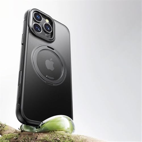 HTXONB 360° magnetisch drehbare Halterung Schutzhülle für iPhone 16 15 14 13 Pro Max 16 Plus kabellose Ladeschutzhülle, Steinschwarz, für iPhone 14 Pro HTXONB 360° magnetisch drehbare Halterung Schutzhülle für iPhone 16 15 14 13 Pro Max 16 Plus kabellose Ladeschutzhülle, Steinschwarz, für iPhone 14 Pro von HTXONB