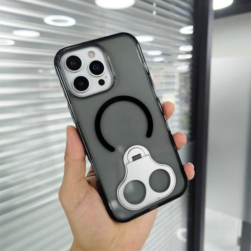 HTXONB Magnetische Handyhülle mit Doppelringhalterung für iPhone 16 15 14 13 12 Pro Max 14 15 16 Plus Kabellose Lade-Anti-Drop-Schutzhülle, Transparent Schwarz, Für iPhone 14 Pro HTXONB Magnetische Handyhülle mit Doppelringhalterung für iPhone 16 15 14 13 12 Pro Max 14 15 16 Plus Kabellose Lade-Anti-Drop-Schutzhülle, Transparent Schwarz, Für iPhone 14 Pro von HTXONB
