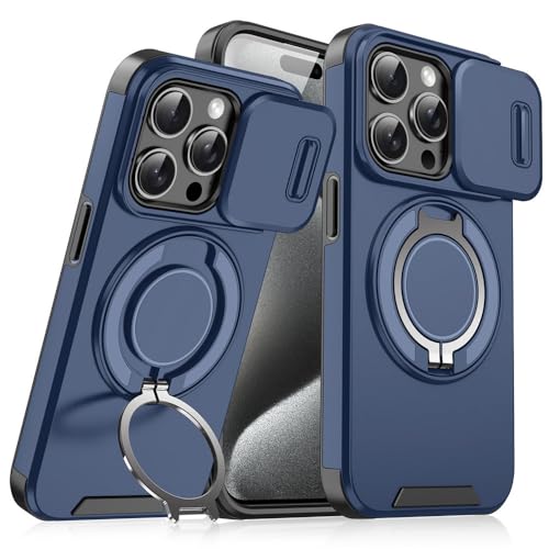 HTXONB Magnetische drehbare Halterung Handyhülle für iPhone 16 15 14 13 12 11 Pro Max 14 15 16 Plus Kabelloses Laden Push-Pull-Objektiv Anti-Drop-Schutzhülle, Blau, Für iPhone 13 Pro HTXONB Magnetische drehbare Halterung Handyhülle für iPhone 16 15 14 13 12 11 Pro Max 14 15 16 Plus Kabelloses Laden Push-Pull-Objektiv Anti-Drop-Schutzhülle, Blau, Für iPhone 13 Pro von HTXONB