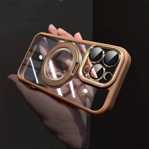 HTXONB Magnetische drehbare Halterung Handyhülle für iPhone 16 15 14 13 Pro Max 14 15 16 Plus Kabelloses Laden Anti-Fall-Schutzhülle, Wüstengold, für iPhone 16 Pro Max HTXONB Magnetische drehbare Halterung Handyhülle für iPhone 16 15 14 13 Pro Max 14 15 16 Plus Kabelloses Laden Anti-Fall-Schutzhülle, Wüstengold, für iPhone 16 Pro Max von HTXONB