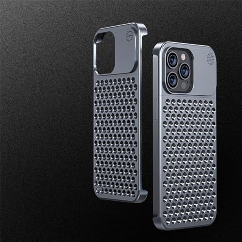 HTXONB Metall-Aromatherapie-Rahmenlose Push-Pull-Wärmeableitungs-Handyhülle Geeignet für iPhone 16 15 14 13 12 Pro Max 16 15 14 Plus Anti-Fall-Schutzhülle, grau, für iPhone 16 Pro Max HTXONB Metall-Aromatherapie-Rahmenlose Push-Pull-Wärmeableitungs-Handyhülle Geeignet für iPhone 16 15 14 13 12 Pro Max 16 15 14 Plus Anti-Fall-Schutzhülle, grau, für iPhone 16 Pro Max von HTXONB