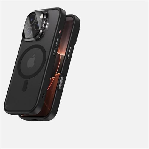 HTXONB TPU-Objektivhalterung, magnetische Handyhülle für iPhone 16 15 14 Pro Max, kabelloses Laden, Anti-Drop-Schutzhülle, Schwarz, für iPhone 14 HTXONB TPU-Objektivhalterung, magnetische Handyhülle für iPhone 16 15 14 Pro Max, kabelloses Laden, Anti-Drop-Schutzhülle, Schwarz, für iPhone 14 von HTXONB