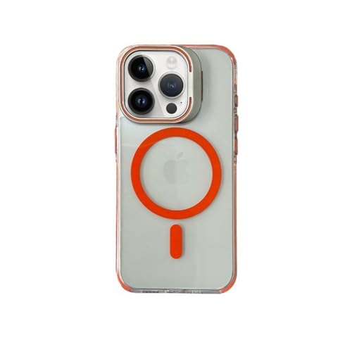 HTXONB Zweifarbige magnetische Anti-Drop-Handyhülle für iPhone 16 15 14 13 12 Pro Max 14 15 16 Plus Schutzhülle mit kabelloser Ladelinsenhalterung, orange, für iPhone 12 HTXONB Zweifarbige magnetische Anti-Drop-Handyhülle für iPhone 16 15 14 13 12 Pro Max 14 15 16 Plus Schutzhülle mit kabelloser Ladelinsenhalterung, orange, für iPhone 12 von HTXONB