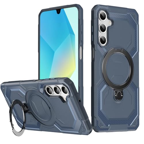 HTXWXJC Handyhülle für Galaxy A25, Samsung A25 5G SM-A256B, Ringhalter, integrierte magnetische Autohalterung, stoßfeste TPU-Schutzhülle für Samsung Galaxy A25 5G, Blau HTXWXJC Handyhülle für Galaxy A25, Samsung A25 5G SM-A256B, Ringhalter, integrierte magnetische Autohalterung, stoßfeste TPU-Schutzhülle für Samsung Galaxy A25 5G, Blau von HTXWXJC