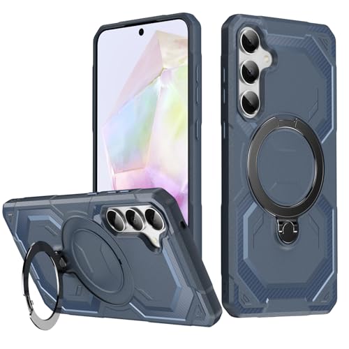 HTXWXJC Handyhülle für Galaxy A35, SM-A356B SM-A556, Samsung Galaxy A55, Ringhalter, integrierte magnetische Autohalterung, stoßfeste TPU-Schutzhülle für Samsung Galaxy A35 A55, Blau HTXWXJC Handyhülle für Galaxy A35, SM-A356B SM-A556, Samsung Galaxy A55, Ringhalter, integrierte magnetische Autohalterung, stoßfeste TPU-Schutzhülle für Samsung Galaxy A35 A55, Blau von HTXWXJC