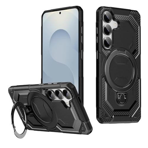 HTXWXJC Handyhülle für Galaxy S23+, Samsung S23+ SM-S916B Ringhalter, integrierte magnetische Autohalterung, stoßfeste TPU-Schutzhülle für Samsung Galaxy S23 Plus, Schwarz HTXWXJC Handyhülle für Galaxy S23+, Samsung S23+ SM-S916B Ringhalter, integrierte magnetische Autohalterung, stoßfeste TPU-Schutzhülle für Samsung Galaxy S23 Plus, Schwarz von HTXWXJC