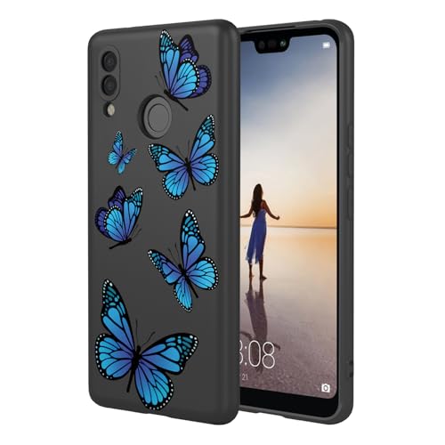 HTXWXJC Handyhülle für Huawei P20 Lite, Huawei Nova 3e ANE-LX1, ANE-LX2 Hülle, stoßfest, flexibel, Stoßschutz, TPU, weiche Hülle, Schmetterlingsmuster, Handyhülle für Huawei P20 Lite, schwarzer HTXWXJC Handyhülle für Huawei P20 Lite, Huawei Nova 3e ANE-LX1, ANE-LX2 Hülle, stoßfest, flexibel, Stoßschutz, TPU, weiche Hülle, Schmetterlingsmuster, Handyhülle für Huawei P20 Lite, schwarzer von HTXWXJC