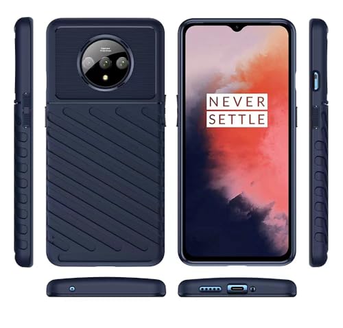 HTXWXJC Handyhülle für OnePlus 7T, HD1901 HD1903 Hülle, stoßfeste Abdeckung, TPU-Schutzhülle, kratzfest, Militärqualität, Cover für OnePlus 7T, Blau HTXWXJC Handyhülle für OnePlus 7T, HD1901 HD1903 Hülle, stoßfeste Abdeckung, TPU-Schutzhülle, kratzfest, Militärqualität, Cover für OnePlus 7T, Blau von HTXWXJC