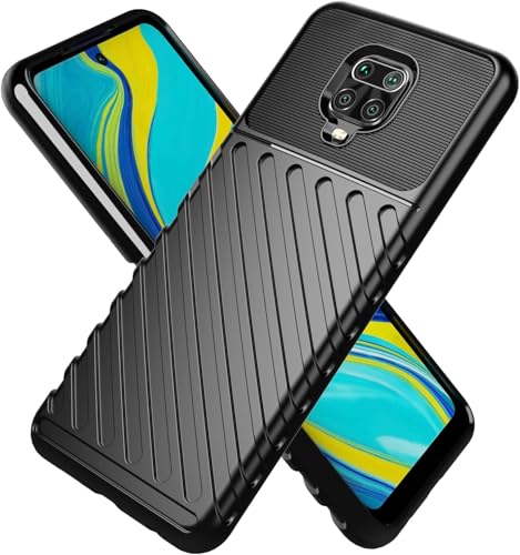 HTXWXJC Handyhülle für Redmi Note 9 Pro Max Redmi Note 9 Pro Redmi Note 9S Hülle, XiaoMi Poco M2 Pro Hülle Stoßfest Cover TPU Schutzhüllen Anti-Scratch Military Grade Cover für Redmi Note 9S Schwarz HTXWXJC Handyhülle für Redmi Note 9 Pro Max Redmi Note 9 Pro Redmi Note 9S Hülle, XiaoMi Poco M2 Pro Hülle Stoßfest Cover TPU Schutzhüllen Anti-Scratch Military Grade Cover für Redmi Note 9S Schwarz von HTXWXJC