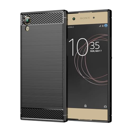 HTXWXJC Schutzhülle für Sony Xperia L1, G3312, G3311, G3313, Handyhülle & Cover, schmal, dünn, Karbonfaser, TPU, Gummi, kratzfest, stoßfest, Schwarz HTXWXJC Schutzhülle für Sony Xperia L1, G3312, G3311, G3313, Handyhülle & Cover, schmal, dünn, Karbonfaser, TPU, Gummi, kratzfest, stoßfest, Schwarz von HTXWXJC