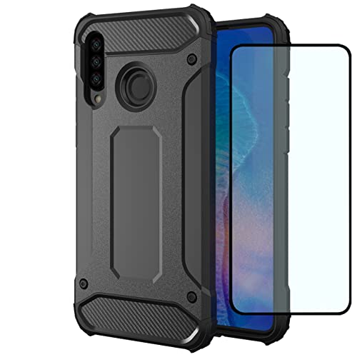 Handyhülle für Huawei P40 Lite E, ART-L28, ART-L29, Huawei Y7P Hülle, HD-Displayschutzfolie, dünne Hybrid-Dual-Layer-TPU+PC-Schutzhülle, stoßfeste Hüllen für Huawei P40 Lite E, Schwarz Handyhülle für Huawei P40 Lite E, ART-L28, ART-L29, Huawei Y7P Hülle, HD-Displayschutzfolie, dünne Hybrid-Dual-Layer-TPU+PC-Schutzhülle, stoßfeste Hüllen für Huawei P40 Lite E, Schwarz von HTXWXJC