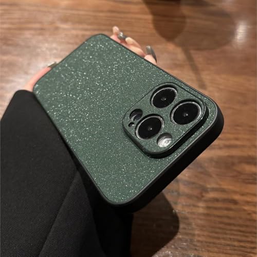 Bling Glitter Lederhülle für iPhone 15 14 13 12 11 Pro X XR XS Max 7 8 Plus Weiche Silikon-Pailletten-Stoßfeste Hülle, grün, für iPhone 14 Bling Glitter Lederhülle für iPhone 15 14 13 12 11 Pro X XR XS Max 7 8 Plus Weiche Silikon-Pailletten-Stoßfeste Hülle, grün, für iPhone 14 von HTYTFC
