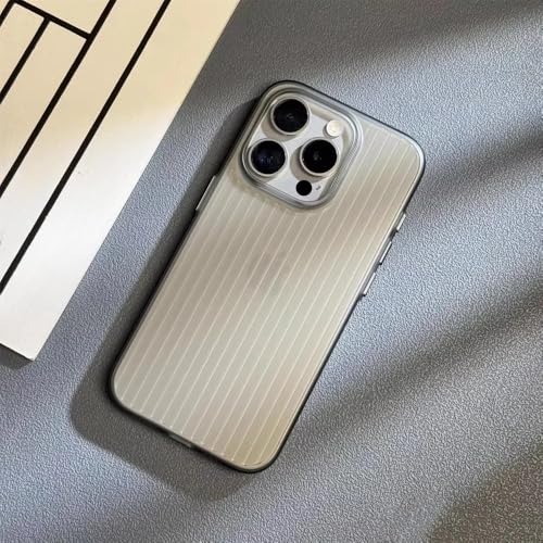 HTYTFC Galvanisiertes Grille-Wellen-Telefongehäuse für iPhone 16 15 14 13 Pro Max Plus Harte Rückseite aus natürlichem Titan, Transparent Schwarz, iPhone 16 ProMax HTYTFC Galvanisiertes Grille-Wellen-Telefongehäuse für iPhone 16 15 14 13 Pro Max Plus Harte Rückseite aus natürlichem Titan, Transparent Schwarz, iPhone 16 ProMax von HTYTFC