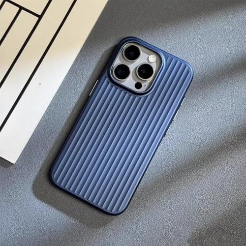 HTYTFC Galvanisiertes Grille-Wellen-Telefongehäuse für iPhone 16 15 14 13 Pro Max Plus Hartschalenhülle aus natürlichem Titan, Blau, iPhone 16 ProMax HTYTFC Galvanisiertes Grille-Wellen-Telefongehäuse für iPhone 16 15 14 13 Pro Max Plus Hartschalenhülle aus natürlichem Titan, Blau, iPhone 16 ProMax von HTYTFC