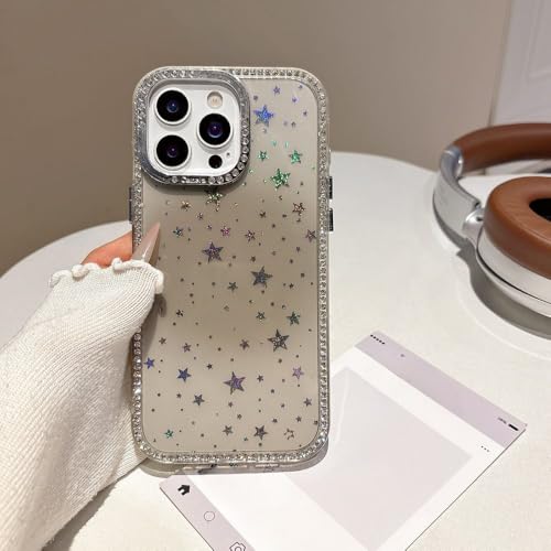 HTYTFC Glitzernde Diamant-3D-Sterne-Pailletten, transparente Handyhülle für iPhone 16 14 Plus 15 13 12 11 Pro Max, Bling-Strass-Cover, Schwarz, für iPhone 13 Pro HTYTFC Glitzernde Diamant-3D-Sterne-Pailletten, transparente Handyhülle für iPhone 16 14 Plus 15 13 12 11 Pro Max, Bling-Strass-Cover, Schwarz, für iPhone 13 Pro von HTYTFC