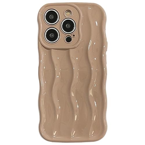 HTYTFC Hülle mit Wellenfaltmuster für iPhone 14 13 12 11 15 16 Pro Max, einfarbig, weiche TPU-Rückseite, Linsenschutz, Pink, für iPhone 14Pro Max HTYTFC Hülle mit Wellenfaltmuster für iPhone 14 13 12 11 15 16 Pro Max, einfarbig, weiche TPU-Rückseite, Linsenschutz, Pink, für iPhone 14Pro Max von HTYTFC