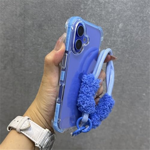 HTYTFC Hybrid-Stoßfänger, transparent, mit Handschlaufe, Hülle für iPhone 15 11 12 13 14 16 Pro Max Plus X XS XR, stoßfeste Airbag-Abdeckung, Himmelblau, für iPhone 12 ProMax HTYTFC Hybrid-Stoßfänger, transparent, mit Handschlaufe, Hülle für iPhone 15 11 12 13 14 16 Pro Max Plus X XS XR, stoßfeste Airbag-Abdeckung, Himmelblau, für iPhone 12 ProMax von HTYTFC
