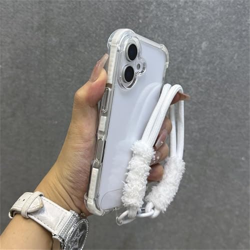 HTYTFC Hybrid-Stoßfänger, transparent, mit Handschlaufe, Hülle für iPhone 15 11 12 13 14 16 Pro Max Plus X XS XR, stoßfeste Airbag-Abdeckung, weiß, für iPhone XS Max HTYTFC Hybrid-Stoßfänger, transparent, mit Handschlaufe, Hülle für iPhone 15 11 12 13 14 16 Pro Max Plus X XS XR, stoßfeste Airbag-Abdeckung, weiß, für iPhone XS Max von HTYTFC