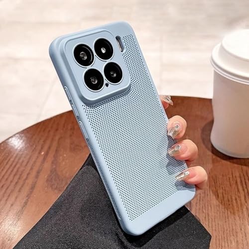 HTYTFC Mesh-Wärmeableitungs-Kühlgehäuse für Xiaomi 15 für Redmi Note 14 Pro K70 K60 K50 Pro Ultradünne Kühllinsenfolie Stoßfänger-PC-Abdeckung, Schwarz, für Redmi Note 14ProPlus 5G HTYTFC Mesh-Wärmeableitungs-Kühlgehäuse für Xiaomi 15 für Redmi Note 14 Pro K70 K60 K50 Pro Ultradünne Kühllinsenfolie Stoßfänger-PC-Abdeckung, Schwarz, für Redmi Note 14ProPlus 5G von HTYTFC