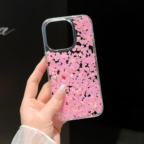 HTYTFC Pink Love Pailletten-Handyhülle für iPhone 16 15 14 12 11 13 Pro Max Mini XR X XS 7 8 Plus Mädchenhülle, Pink, für iPhone 7 Plus 8 Plus HTYTFC Pink Love Pailletten-Handyhülle für iPhone 16 15 14 12 11 13 Pro Max Mini XR X XS 7 8 Plus Mädchenhülle, Pink, für iPhone 7 Plus 8 Plus von HTYTFC