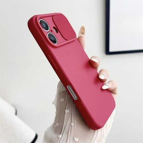 HTYTFC Schiebekamera-Objektivschutz, weiche Silikonhülle für iPhone 16 15 14 Plus 13 12 11 Pro X XS XR Max 8 7 SE, stoßfeste Stoßstangenabdeckung, Rosérot, für iPhone 15 Plus HTYTFC Schiebekamera-Objektivschutz, weiche Silikonhülle für iPhone 16 15 14 Plus 13 12 11 Pro X XS XR Max 8 7 SE, stoßfeste Stoßstangenabdeckung, Rosérot, für iPhone 15 Plus von HTYTFC