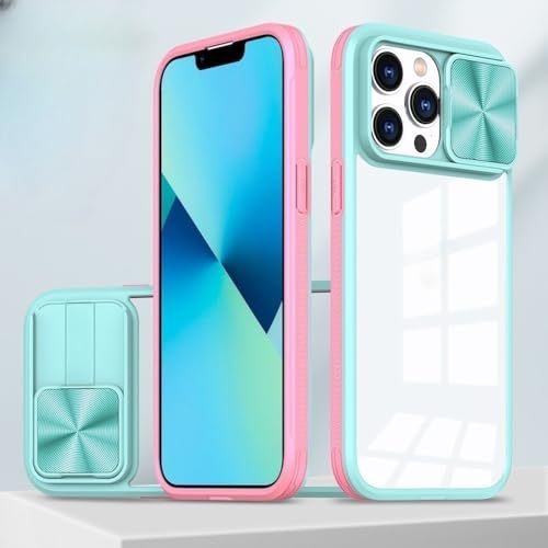 HTYTFC Schiebekamera-Schutzhülle für iPhone 11 12 13 14 15 Pro Max X XR XS 7 8 Plus Objektiv-Schiebefenster, klare, stoßfeste Abdeckung, Himmelblau, für iPhone 15 ProMax HTYTFC Schiebekamera-Schutzhülle für iPhone 11 12 13 14 15 Pro Max X XR XS 7 8 Plus Objektiv-Schiebefenster, klare, stoßfeste Abdeckung, Himmelblau, für iPhone 15 ProMax von HTYTFC