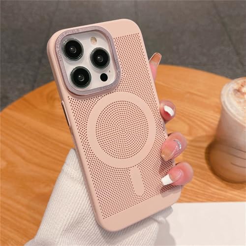 HTYTFC Ultradünnes Kühlnetz, magnetisch, matt, Hartstahl, magnetisch, stoßfest, für iPhone 15 13 12 14 11 Pro Max, Pink, für iPhone 15 ProMax HTYTFC Ultradünnes Kühlnetz, magnetisch, matt, Hartstahl, magnetisch, stoßfest, für iPhone 15 13 12 14 11 Pro Max, Pink, für iPhone 15 ProMax von HTYTFC