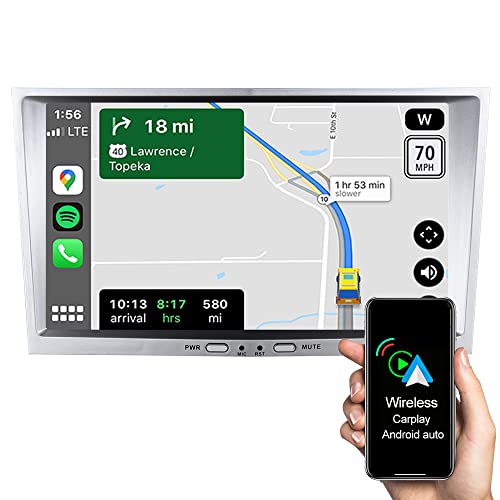 Silber 8" Autoradio Navi für OPEL Vauxhall Antara Astra h Combo Corsa d Meriva Signum Vectra Vivaro Zafira b, Kompatibel mit Wireless Carplay Android Auto, mit 1280x720 Pixel, 2+32GB GPS DSP von HTparts