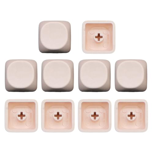 10 x PBTs Rohlinge Tastenkappen, mechanische Tastaturen, 1U MOA, Höhe nicht drucken, Tastenkappen-Set für MX-Switches 10 x PBTs Rohlinge Tastenkappen, mechanische Tastaturen, 1U MOA, Höhe nicht drucken, Tastenkappen-Set für MX-Switches von HUAANYA
