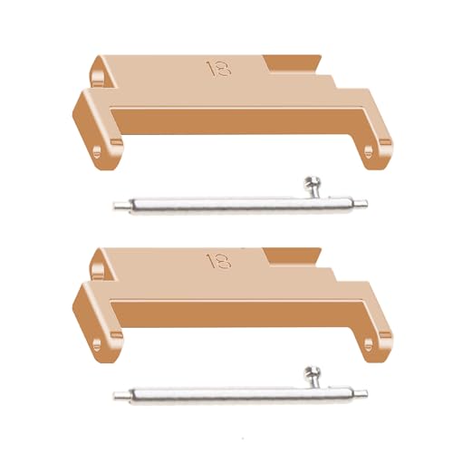 HUAANYA Für 18 Mm-20 Mm Smartwatch Zubehör Straps Metall Link Anhang Einstellbarer Stecker Adapter Ersatz 2pcs HUAANYA Für 18 Mm-20 Mm Smartwatch Zubehör Straps Metall Link Anhang Einstellbarer Stecker Adapter Ersatz 2pcs von HUAANYA