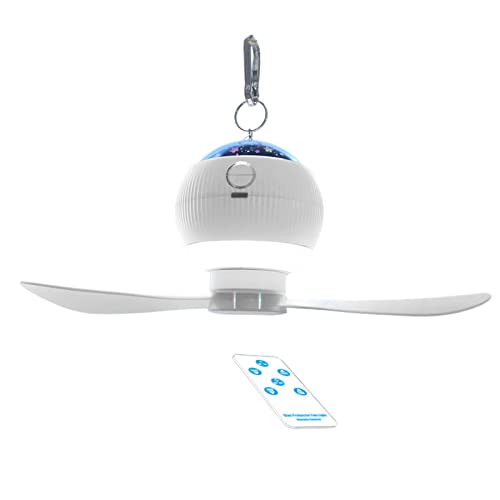 HUAANYA Tragbarer Outdoor Camping Lüfter Wiederaufladbar Campinglicht Mit Projektion Hanging Zeltlampe Familie Indoor Night Light Fans HUAANYA Tragbarer Outdoor Camping Lüfter Wiederaufladbar Campinglicht Mit Projektion Hanging Zeltlampe Familie Indoor Night Light Fans von HUAANYA