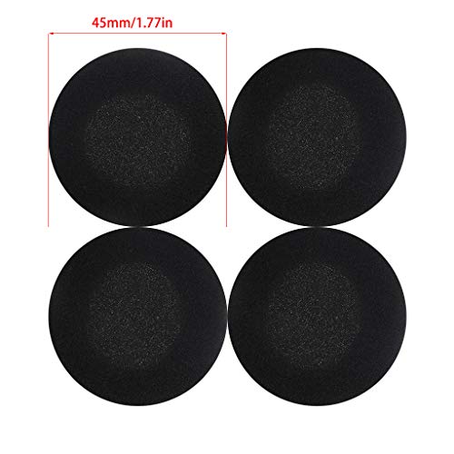 Schwarze Kopfhörer Ohrhörerabdeckungen Für Headset 45 Mm/60 Mm Ohrschernungen Ersetzt Alte Ohrhörer von HUAANYA