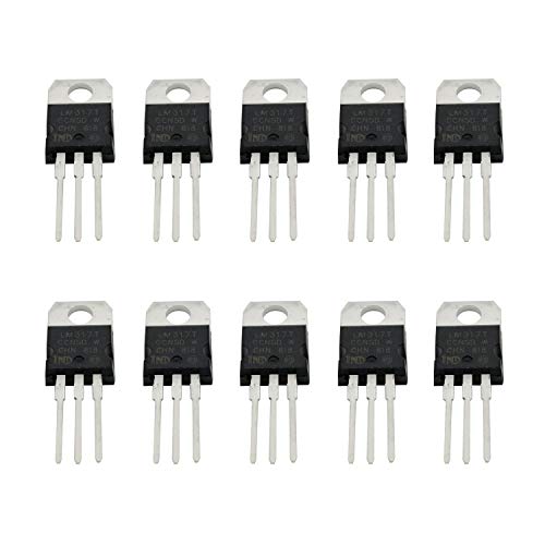 10PCS LM317T LM317 Einstellbarer Spannungsregler mit drei Anschlüssen TO-220 Transistorausgang 1.5A 1.2V To 37V von HUABAN